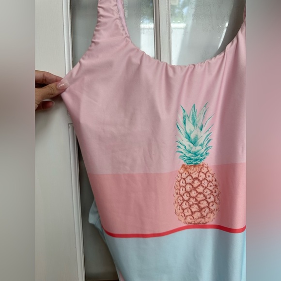 The Bikini Lab Pineapple Pop Art One Piece Swimsuit Plus Size 2X NWOT - Picture 3 of 13